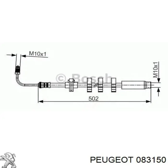 Комплект ГРМ Peugeot/Citroen 083150 ціна, від 66.53 USD