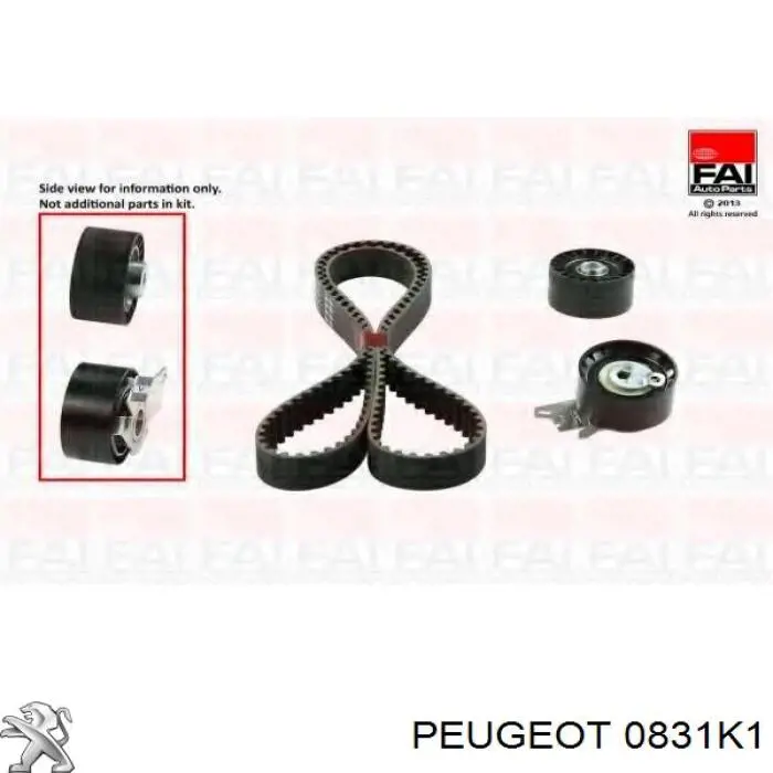 Купити 00000831V6 Peugeot/Citroen ГРМ ремень