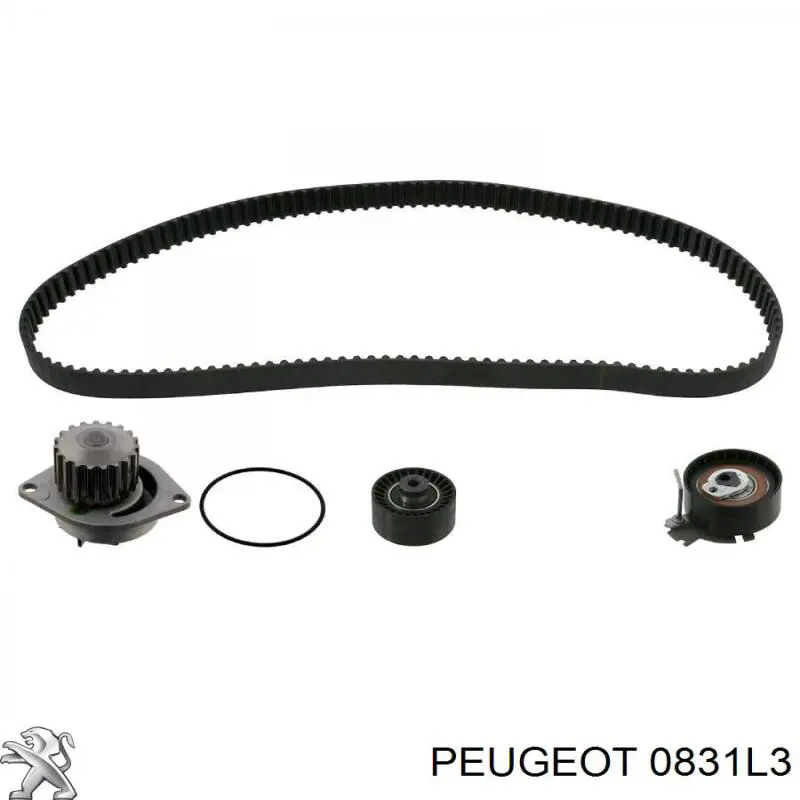 Комплект ГРМ Peugeot/Citroen 0831L3 ціна, від 63.08 USD