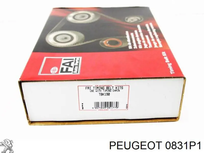 Комплект ГРМ Peugeot/Citroen 0831P1 ціна, від 67.62 USD