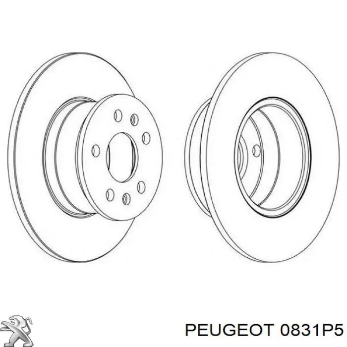 Купити 0831P5 Peugeot/Citroen ГРМ ремень