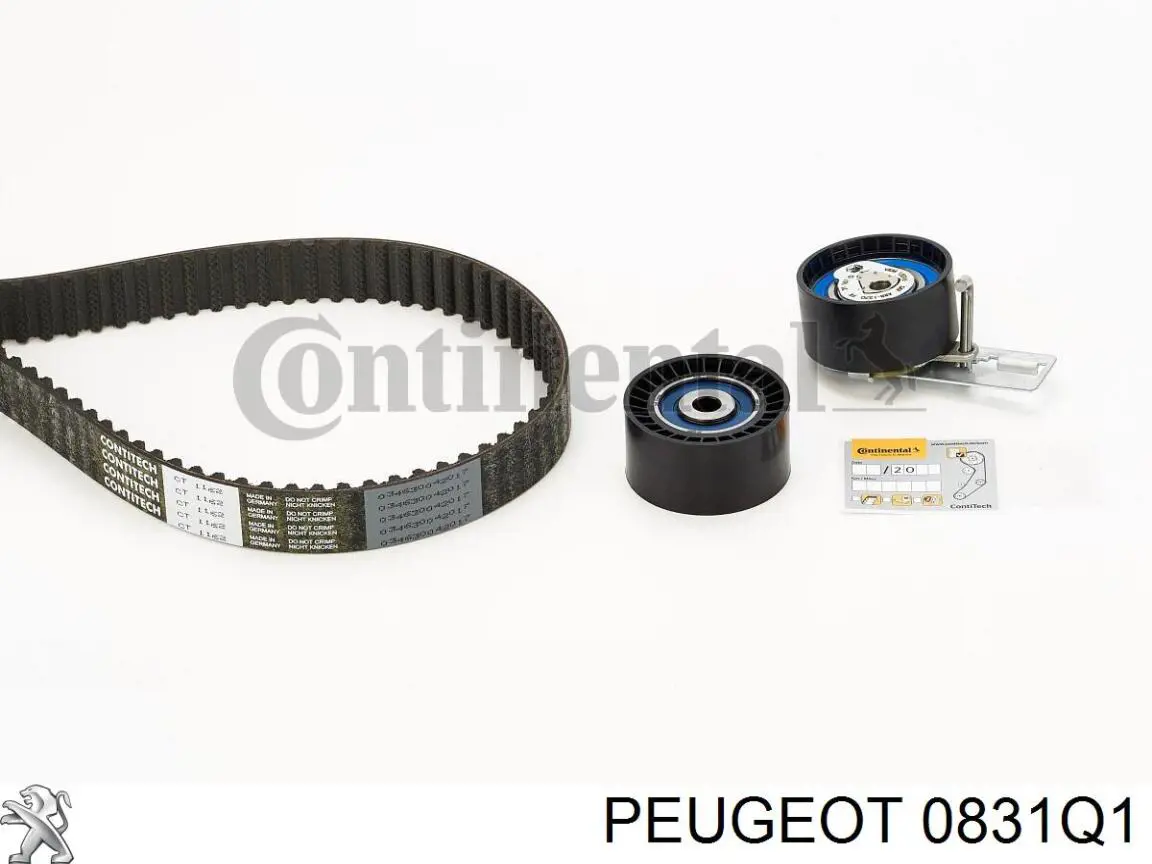 Купити 0831Q1 Peugeot/Citroen ГРМ ремень