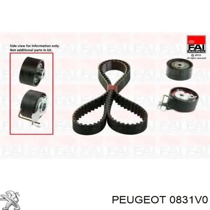 Купити 0831V0 Peugeot/Citroen ГРМ ремень