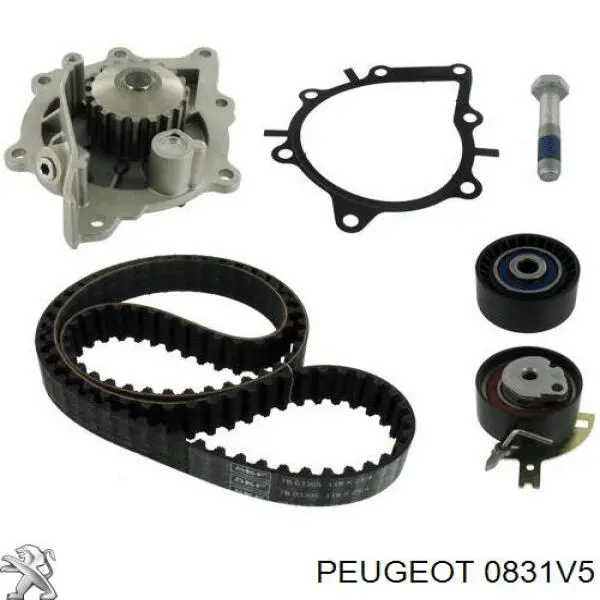 Комплект ГРМ Peugeot/Citroen 0831V5 ціна, від 93.34 USD