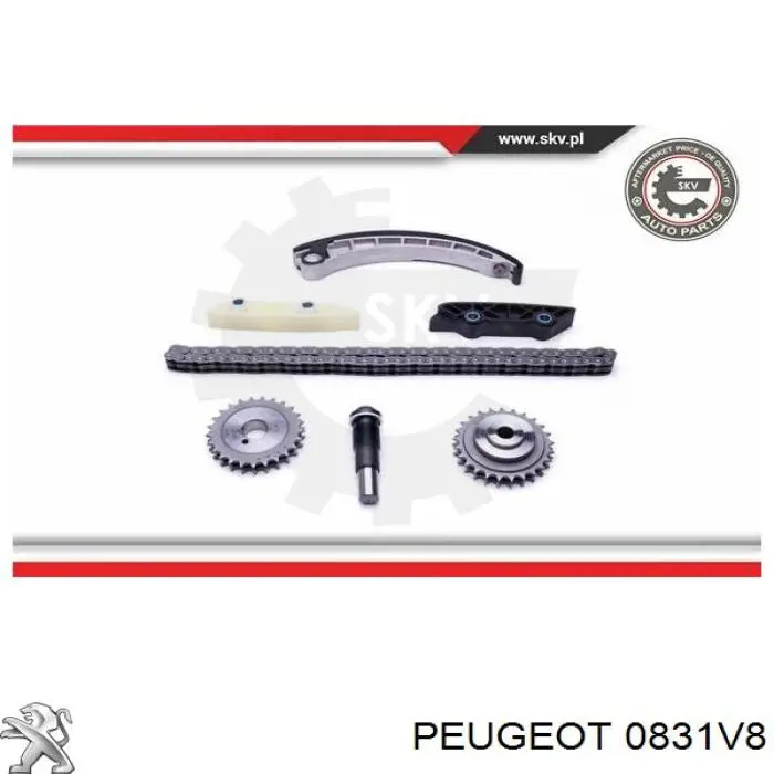 Ланцюг Peugeot/Citroen 0831V8 ціна, від 118.40 USD