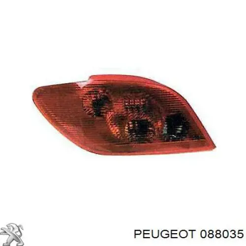 Фара права 088035 Peugeot/Citroen