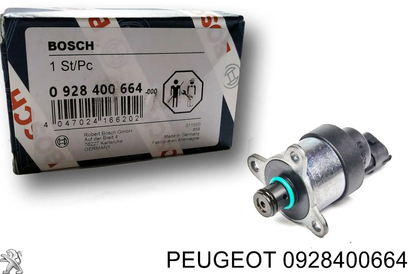 Купити 0928400664 Peugeot/Citroen Редукційний клапан ПНВТ