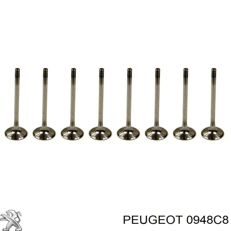 0948C8 Peugeot/Citroen клапан впускний