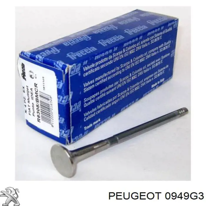 Вихлопний клапан Peugeot/Citroen 0949G3 ціна, від 7.44 USD