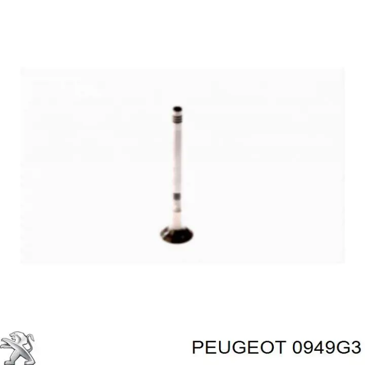 0949G3 Peugeot/Citroen клапан випускний