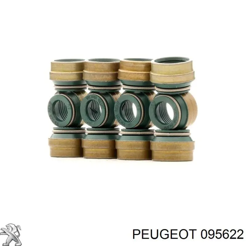 095622 Peugeot/Citroen сальник клапана (маслознімний, впуск/випуск, комплект на мотор)