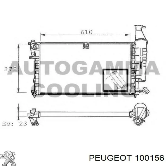 Купити 100156 Peugeot/Citroen Насос маслозакачуючий