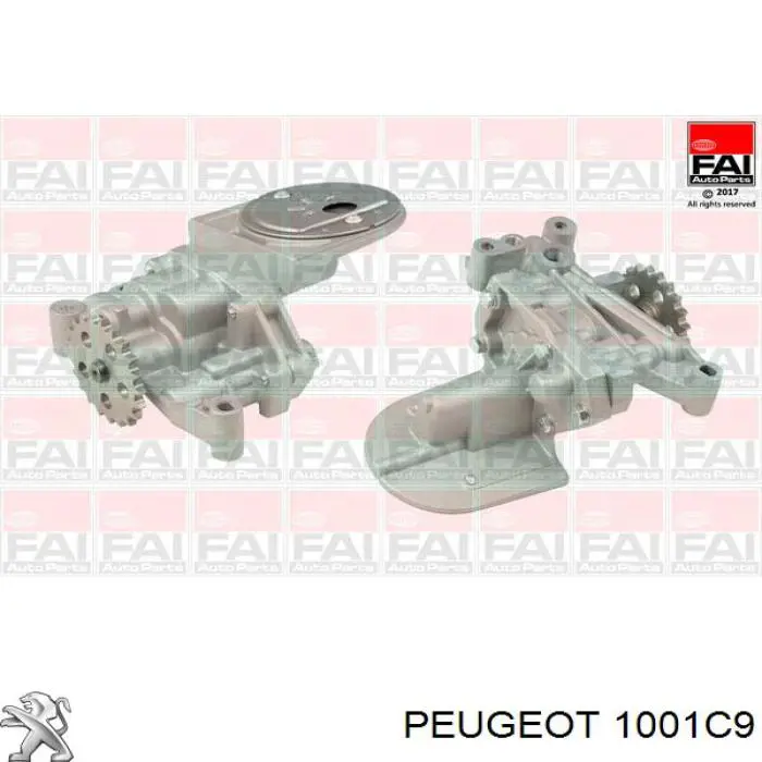 Помпа масляна Peugeot/Citroen 1001C9 ціна, від 72.06 USD