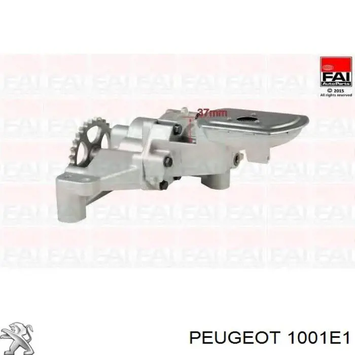 Помпа масляна Peugeot/Citroen 1001E1 ціна, від 99.54 USD