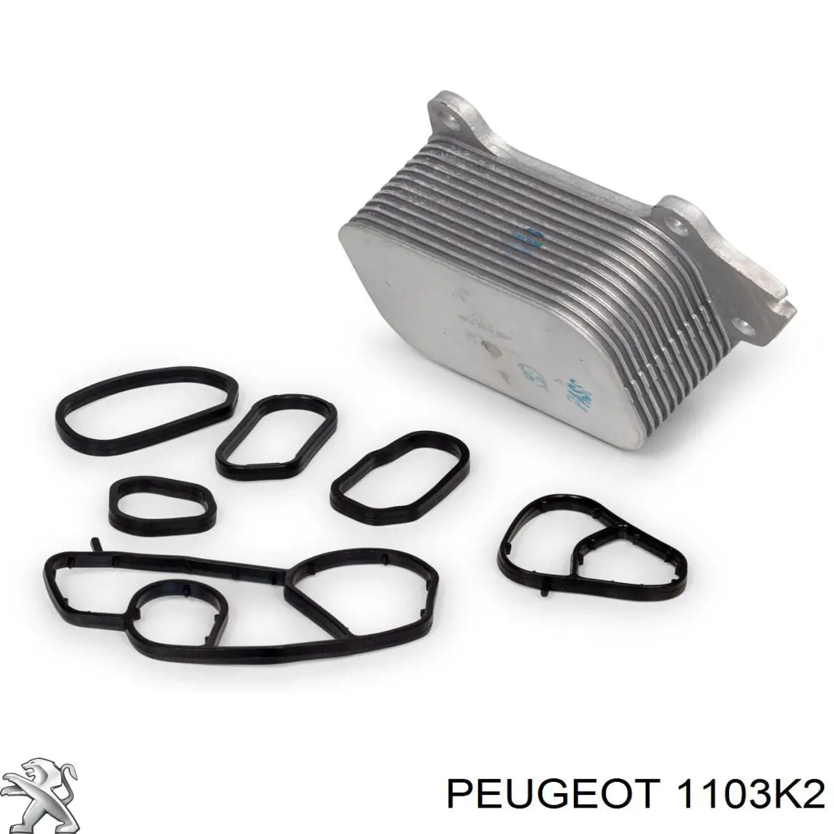 Радіатор масляний (холодильник), під фільтром 1103K2 Peugeot/Citroen
