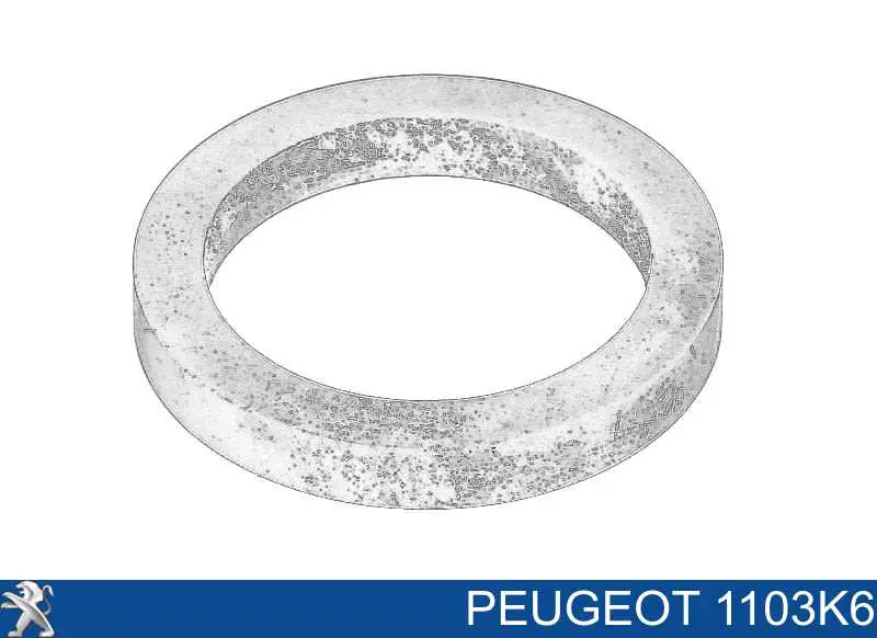 Купити 1103K6 Peugeot/Citroen Прокладка адаптера маслянного фільтра