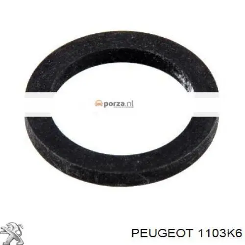 00001103K6 Peugeot/Citroen прокладка адаптера маслянного фільтра