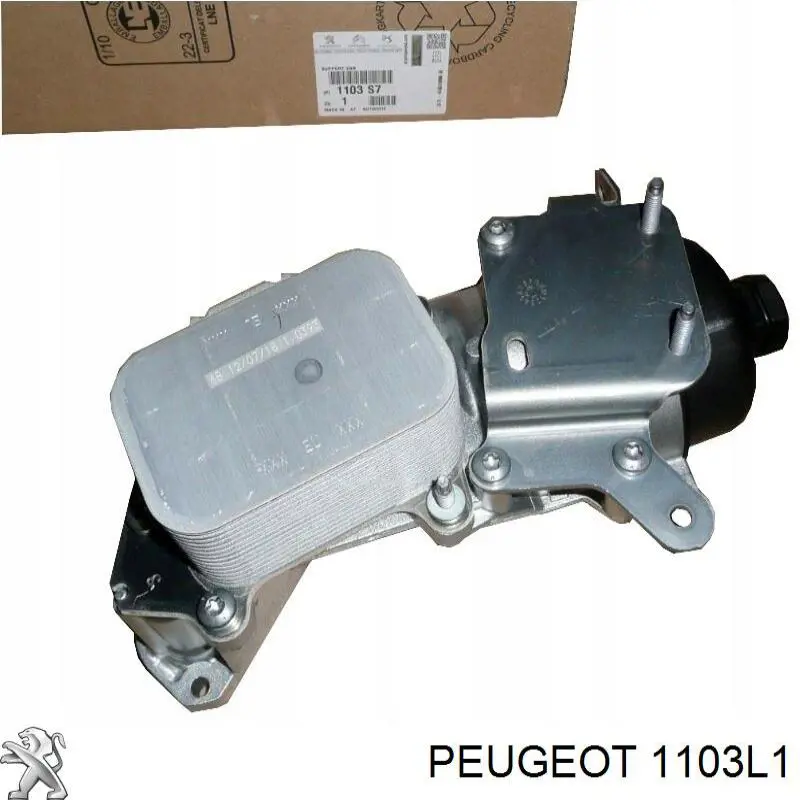 1103L1 Peugeot/Citroen Радіатор масляний (холодильник), під фільтром