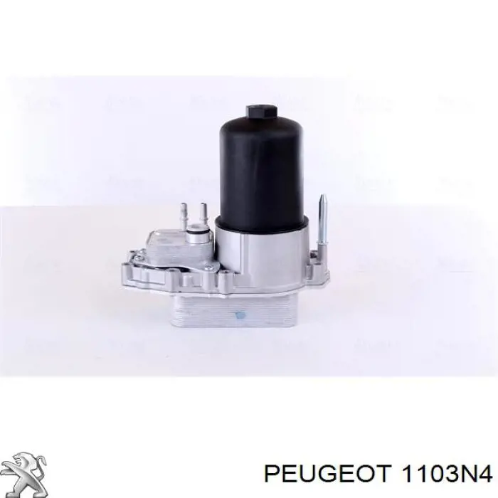 1103N4 Peugeot/Citroen радіатор масляний (холодильник, під фільтром)