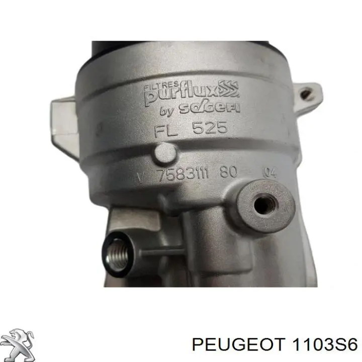 1103S6 Peugeot/Citroen корпус масляного фільтра