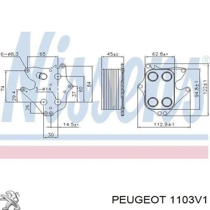  Peugeot/Citroen 1103V1 ціна, від 146.83 USD
