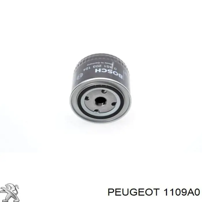 1109A0 Peugeot/Citroen фільтр масляний