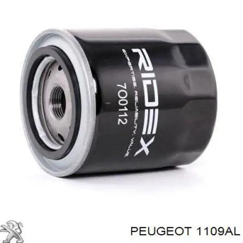 1109AL Peugeot/Citroen Фільтр масла