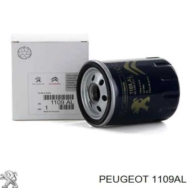Масляний фільтр двигуна Peugeot/Citroen 1109AL ціна, від 7.82 USD