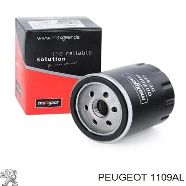 Купити 1109AL Peugeot/Citroen Фільтр очищення масла відцентровий