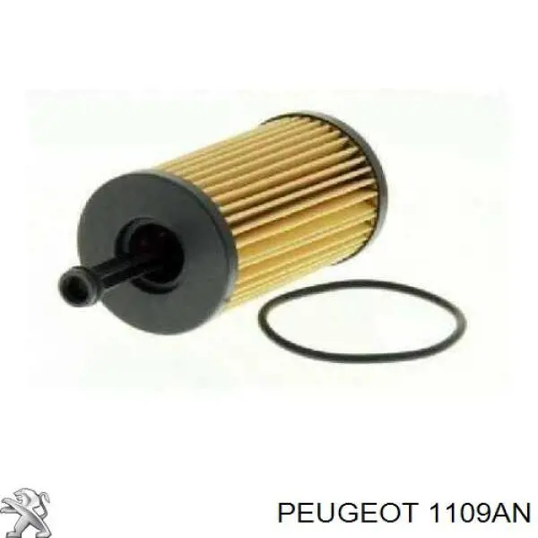 1109AN Peugeot/Citroen фільтр масляний