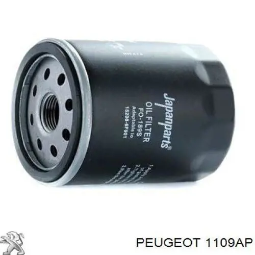 Масляний фільтр двигуна Peugeot/Citroen 1109AP ціна, від 5.07 USD