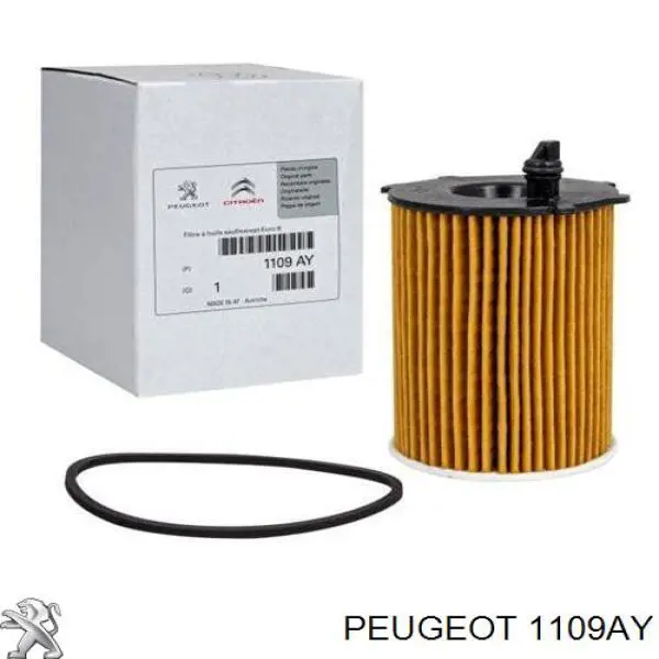 1109AY Peugeot/Citroen фільтр масляний