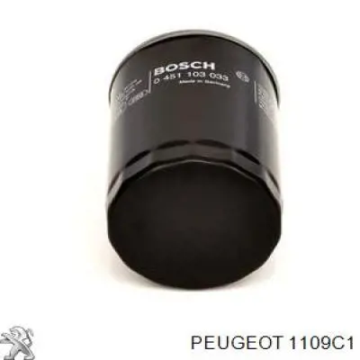 Масляний фільтр 1109C1 Peugeot/Citroen