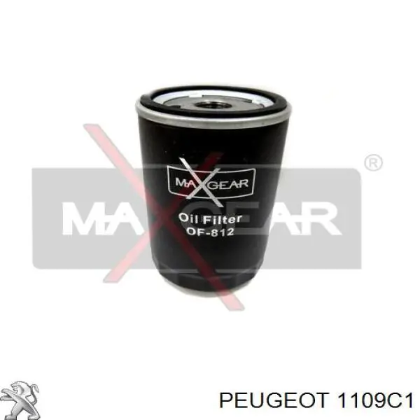 1109C1 Peugeot/Citroen Фільтр масла