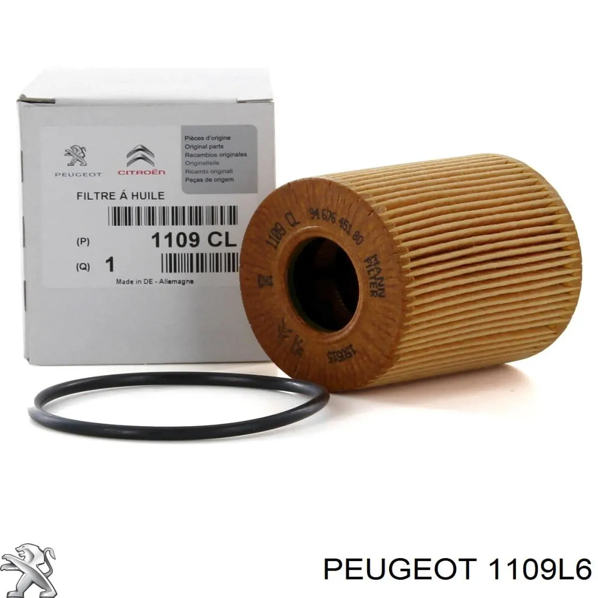 Масляний фільтр двигуна Peugeot/Citroen 1109L6 ціна, від 4.79 USD