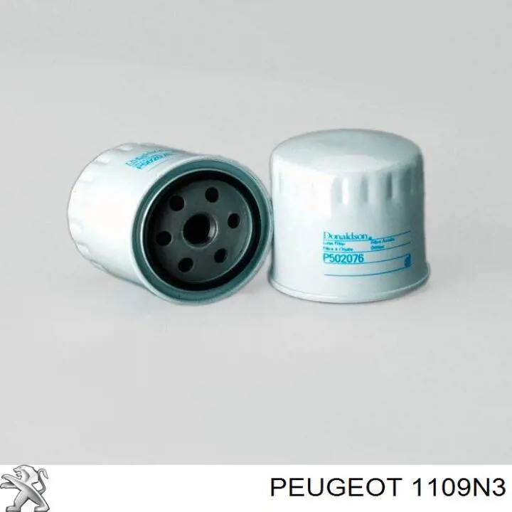 Масляний фільтр 1109N3 Peugeot/Citroen