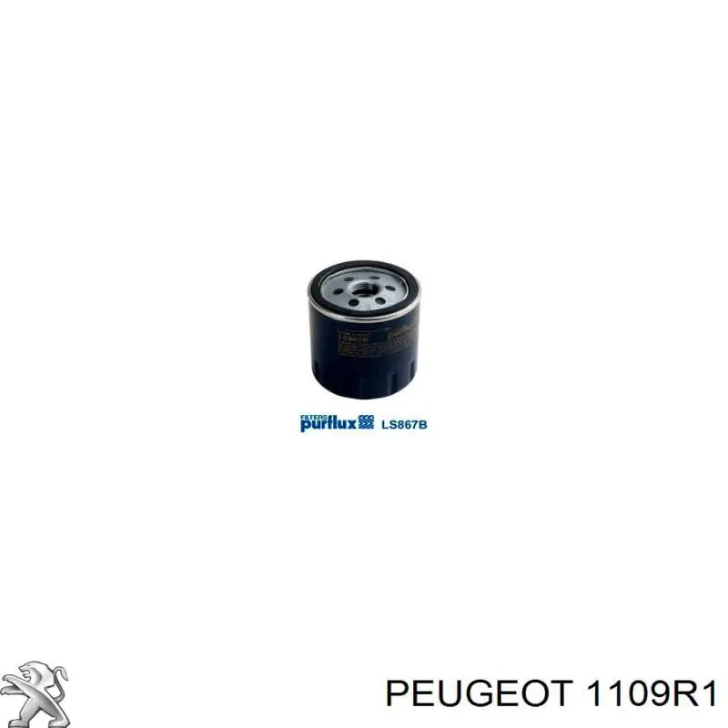 Масляний фільтр двигуна Peugeot/Citroen 1109R1 ціна, від 6.29 USD