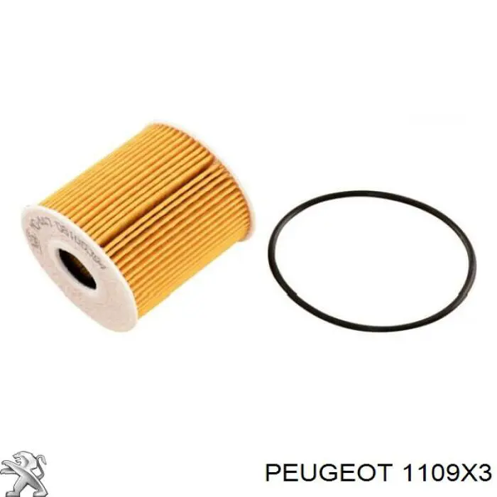 Фільтр масляний Peugeot/Citroen 1109X3