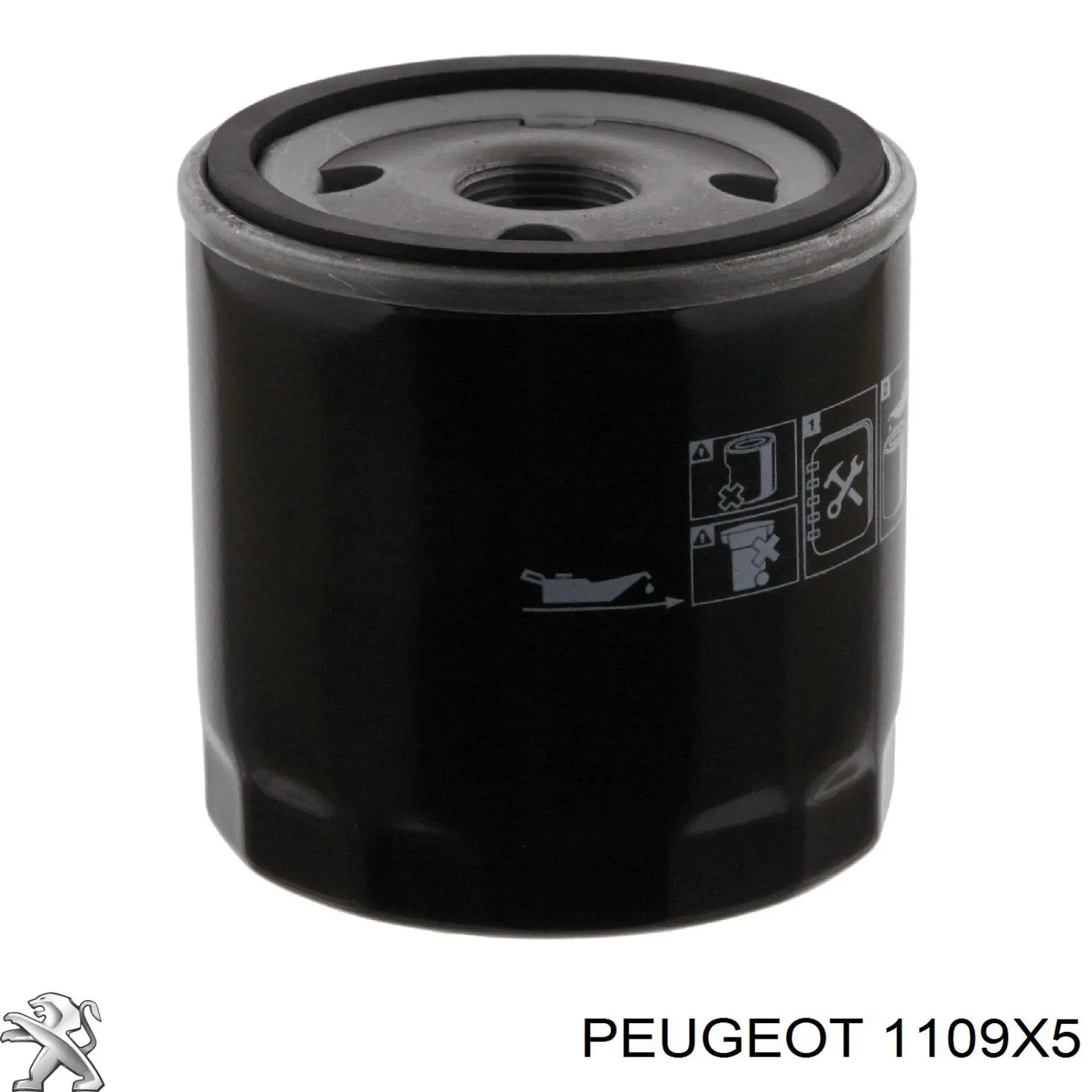 1109X5 Peugeot/Citroen фільтр масляний