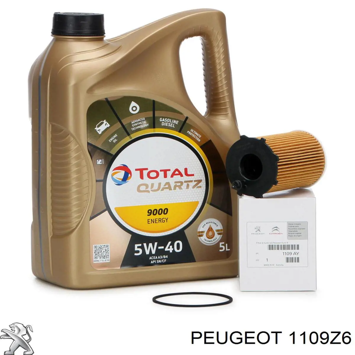 Масляний фільтр 1109Z6 Peugeot/Citroen