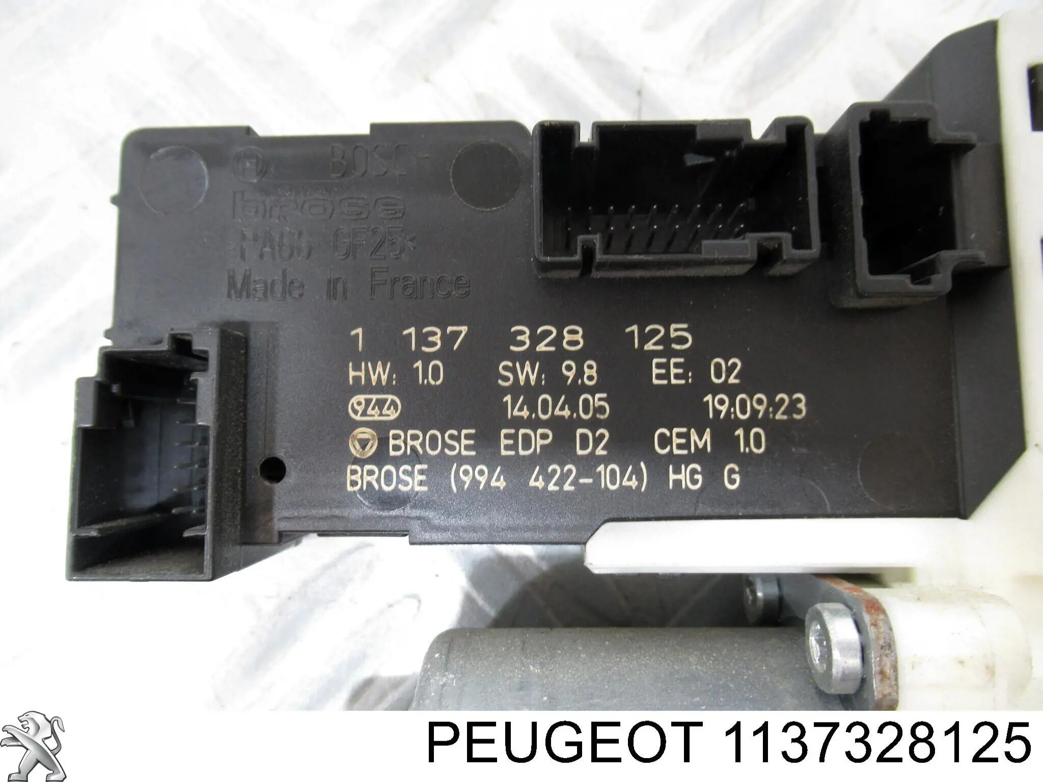 Купити 9221Z1 Peugeot/Citroen Двигун склопідіймача двері передньої, лівої