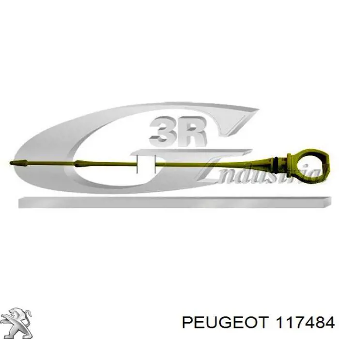 Щуп-індикатор рівня масла в двигуні Peugeot/Citroen 117484 ціна, від 8.01 USD