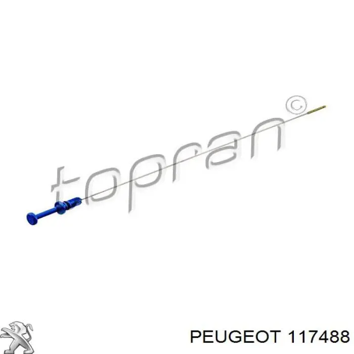 117488 Peugeot/Citroen щуп-індикатор рівня масла в двигуні