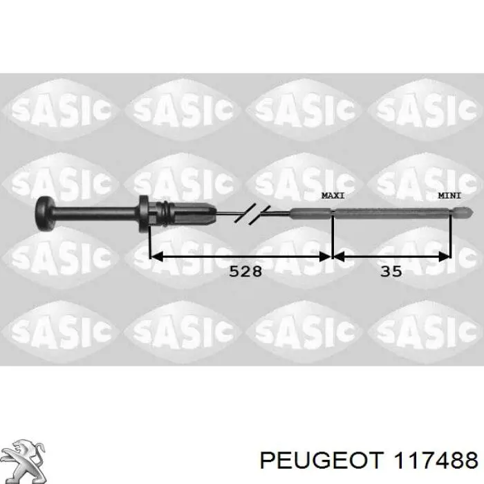 Щуп-індикатор рівня масла в двигуні Sasic 1940007 ціна, від 5.09 USD