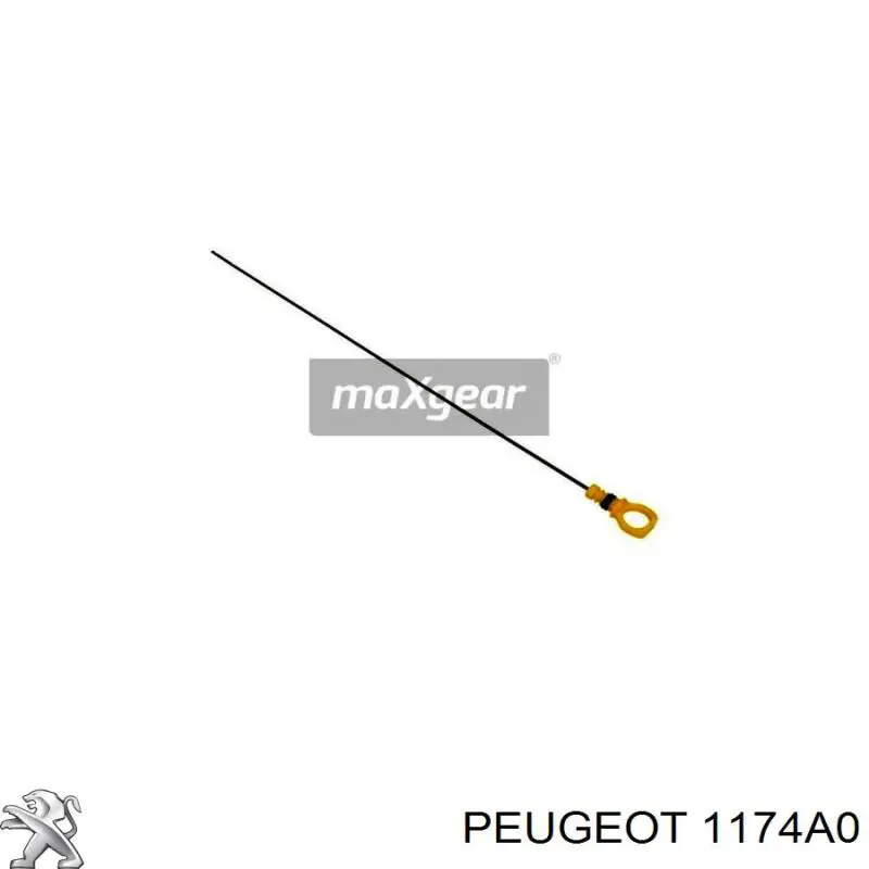 Щуп-індикатор рівня масла в двигуні Peugeot/Citroen 1174A0 ціна, від 5.71 USD