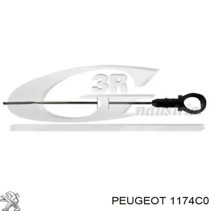 Щуп-індикатор рівня масла в двигуні Peugeot/Citroen 1174C0 ціна, від 5.62 USD
