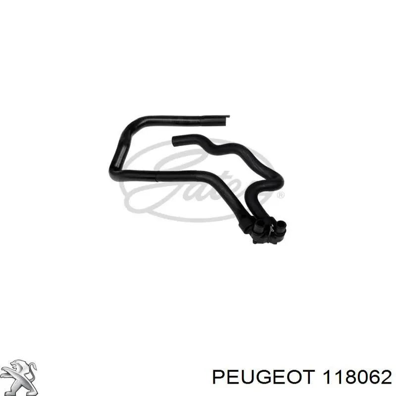 118062 Peugeot/Citroen патрубок вентиляції картера, масловіддільника