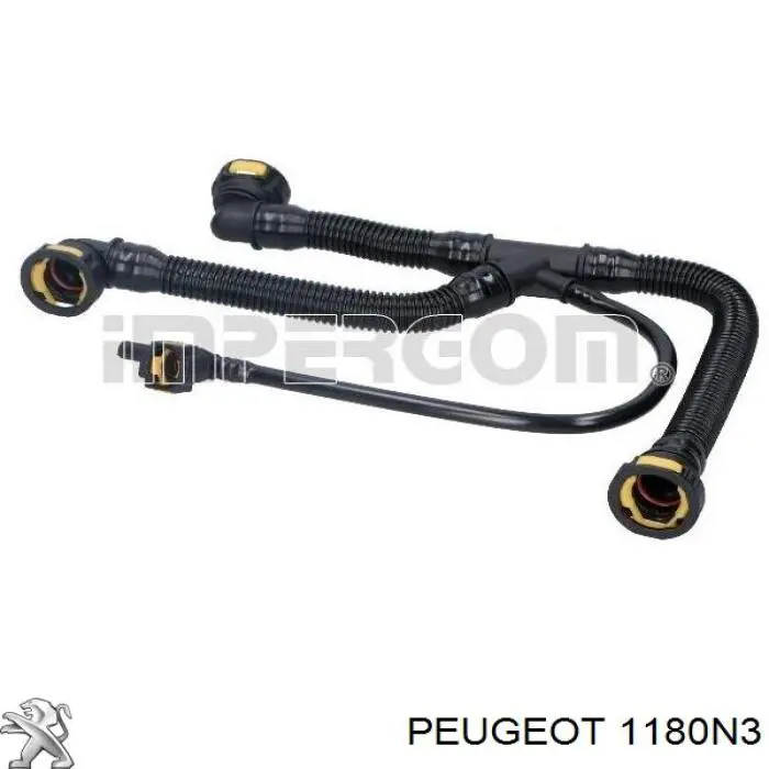  Патрубок вентиляції картера Peugeot Expert 
