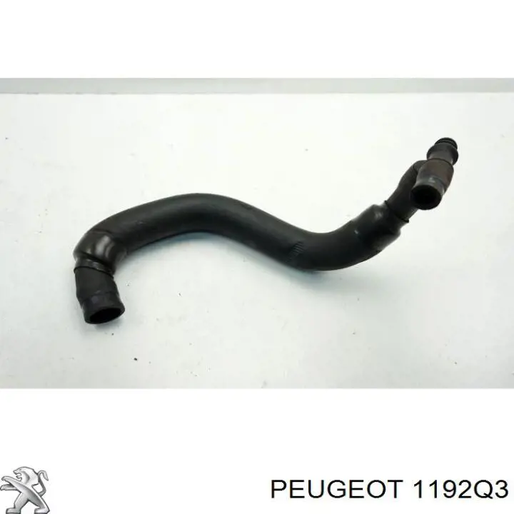 1192Q3 Peugeot/Citroen патрубок вентиляції картера, масловіддільника