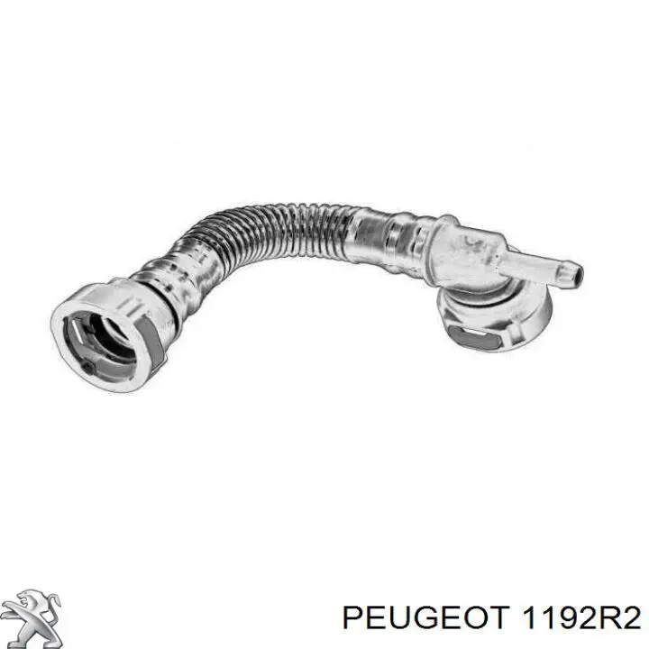 1192R2 Peugeot/Citroen патрубок вентиляції картера, масловіддільника